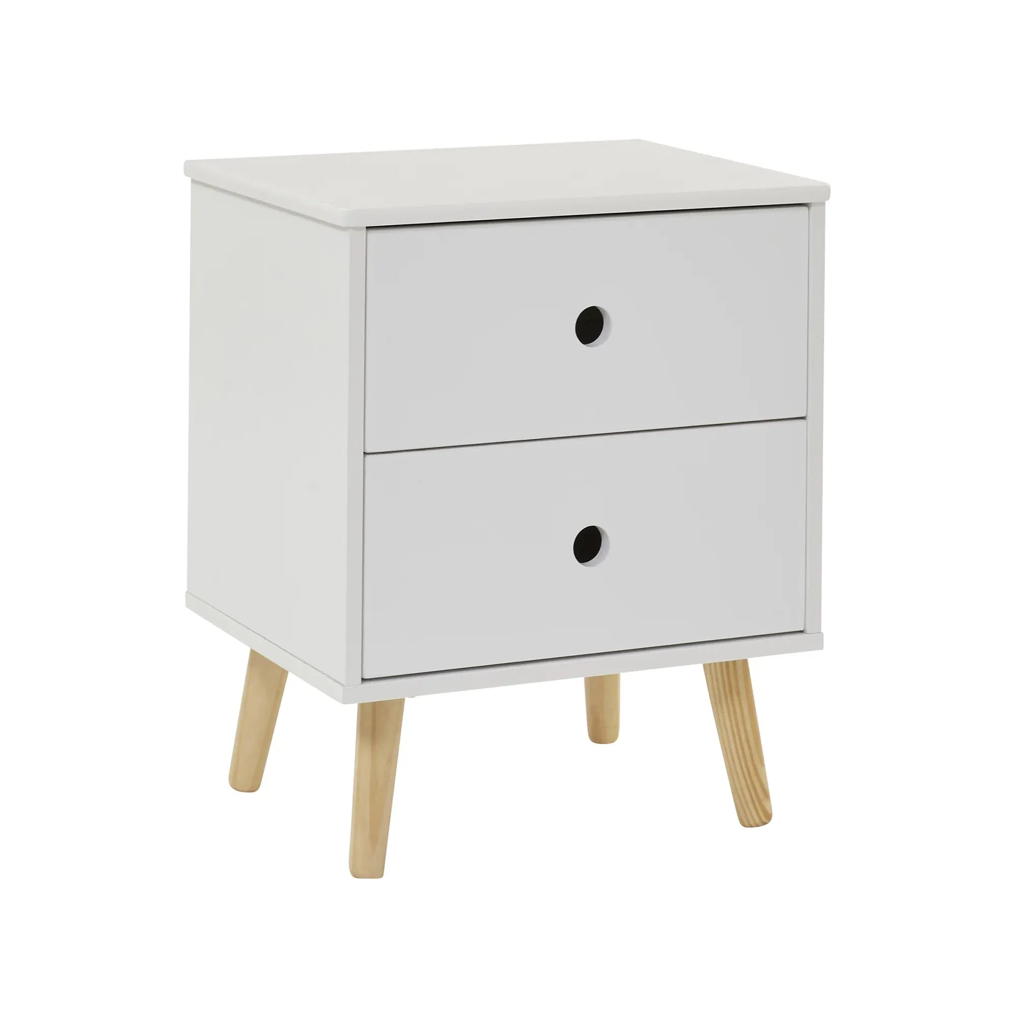 2 Drawer Bedside Cabinet