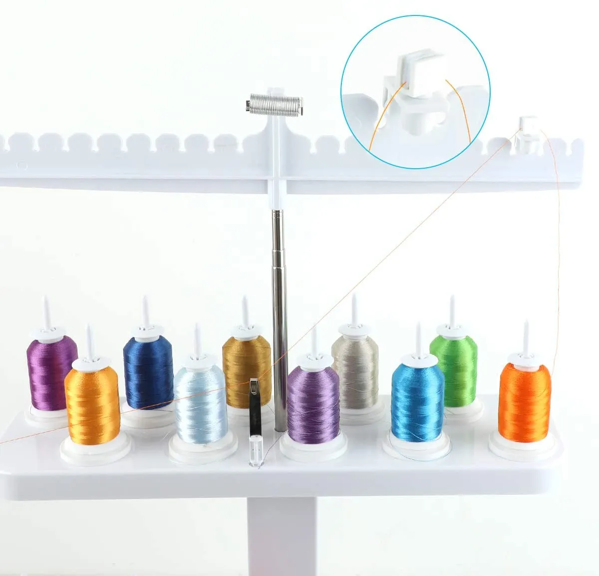 20 Spool Embroidery Thread Stand