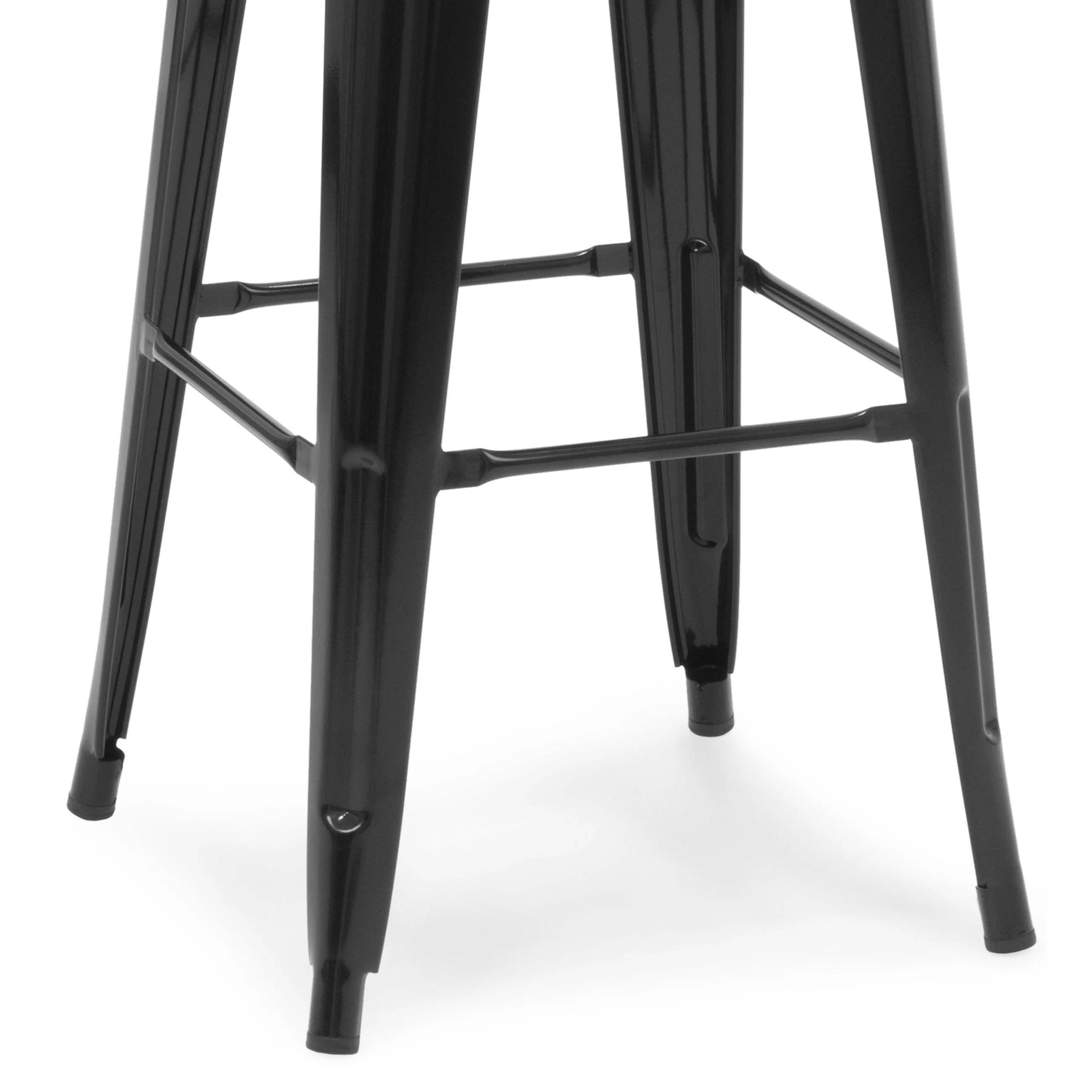 30in Set of 2 Industrial Metal Bar Stools