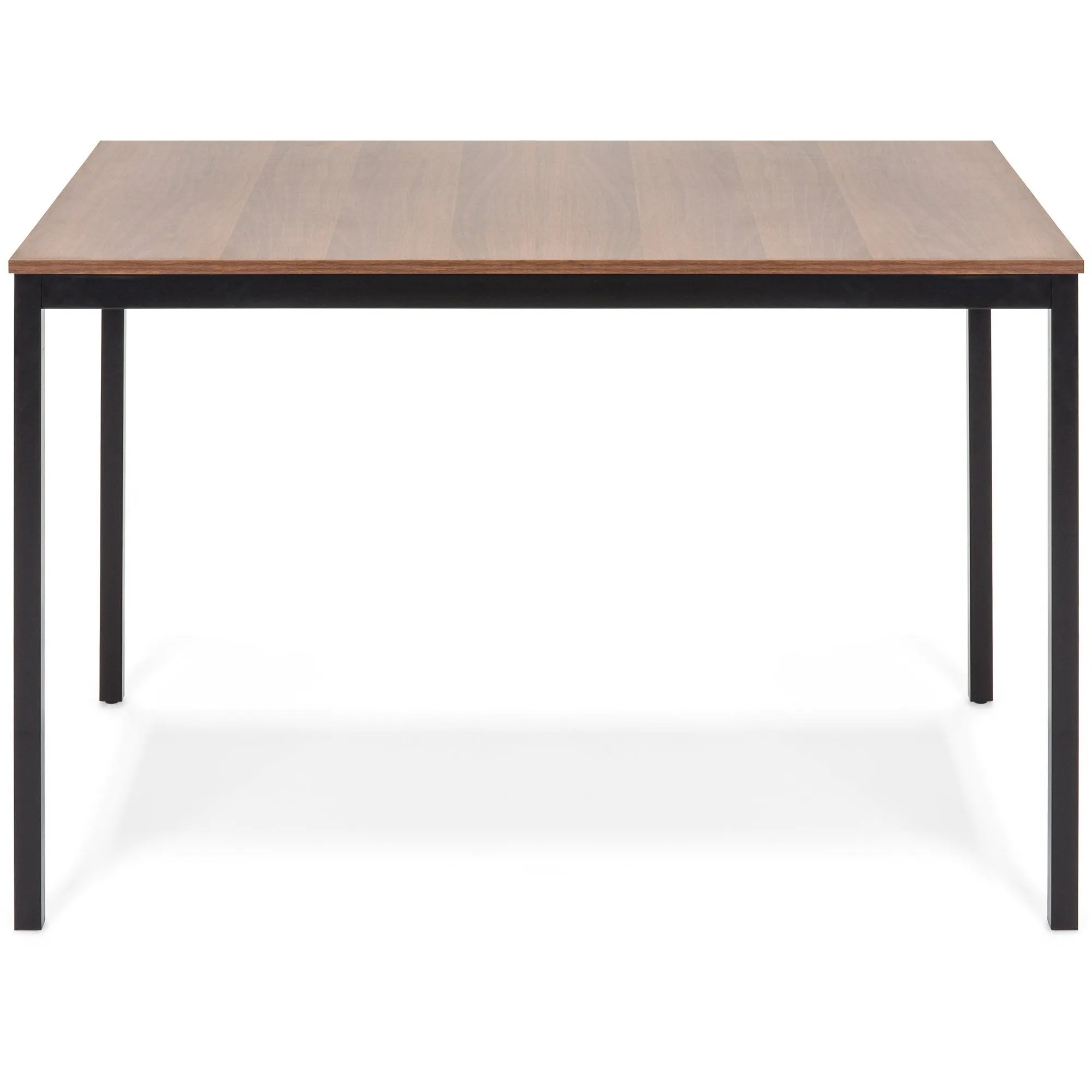 48in Modern Rectangular Dining Table Office Desk - Brown