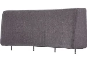 Aalto - Concave Ottoman Back Rest - Grey - 100x37c