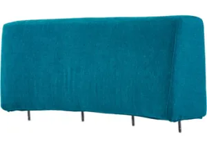 Aalto - Concave Ottoman Back Rest - Teal - 100x37c