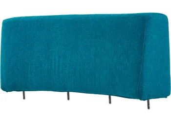 Aalto - Concave Ottoman Back Rest - Teal - 100x37c