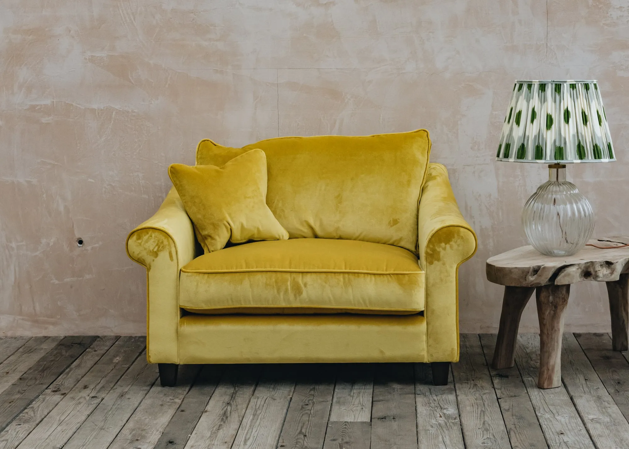 Allium Sofas in Alpha Canary Velvet