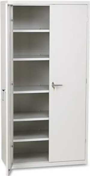 Assembled Storage Cabinet 36W X 18-1/4D X 71-3/4H Light Gray