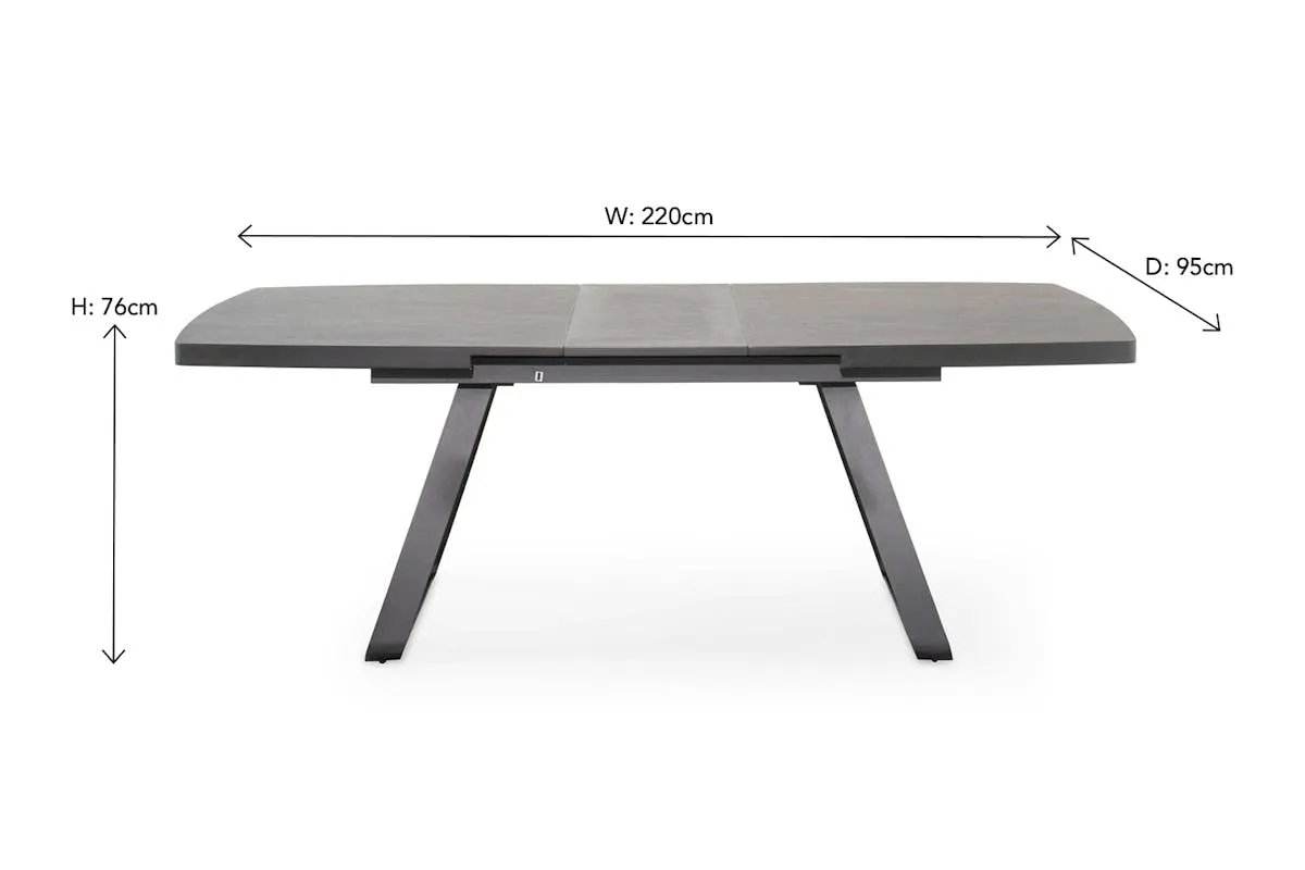 Bas Rectangular Extending Dining Table