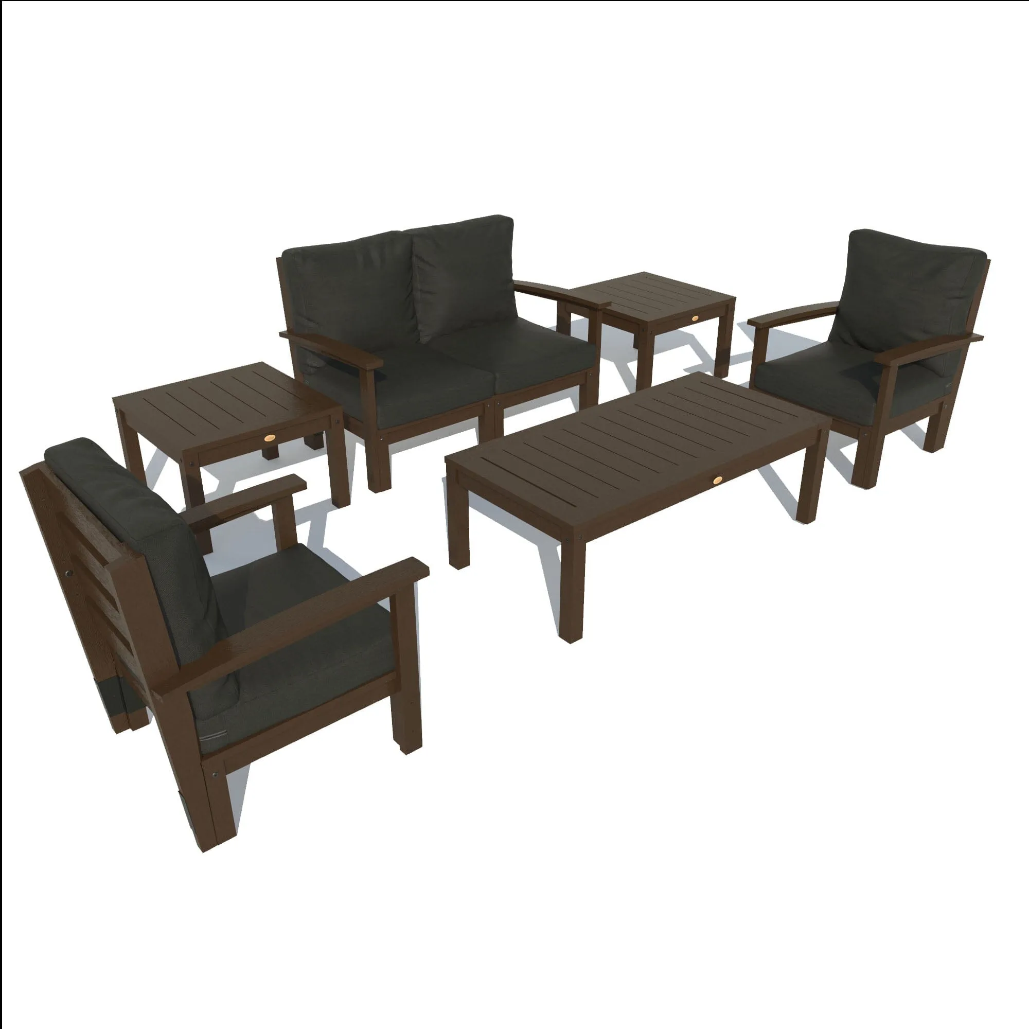 Bespoke Deep Seating: Loveseat, Set of 2 Chairs, Conversation Table, and 2 Side Tables