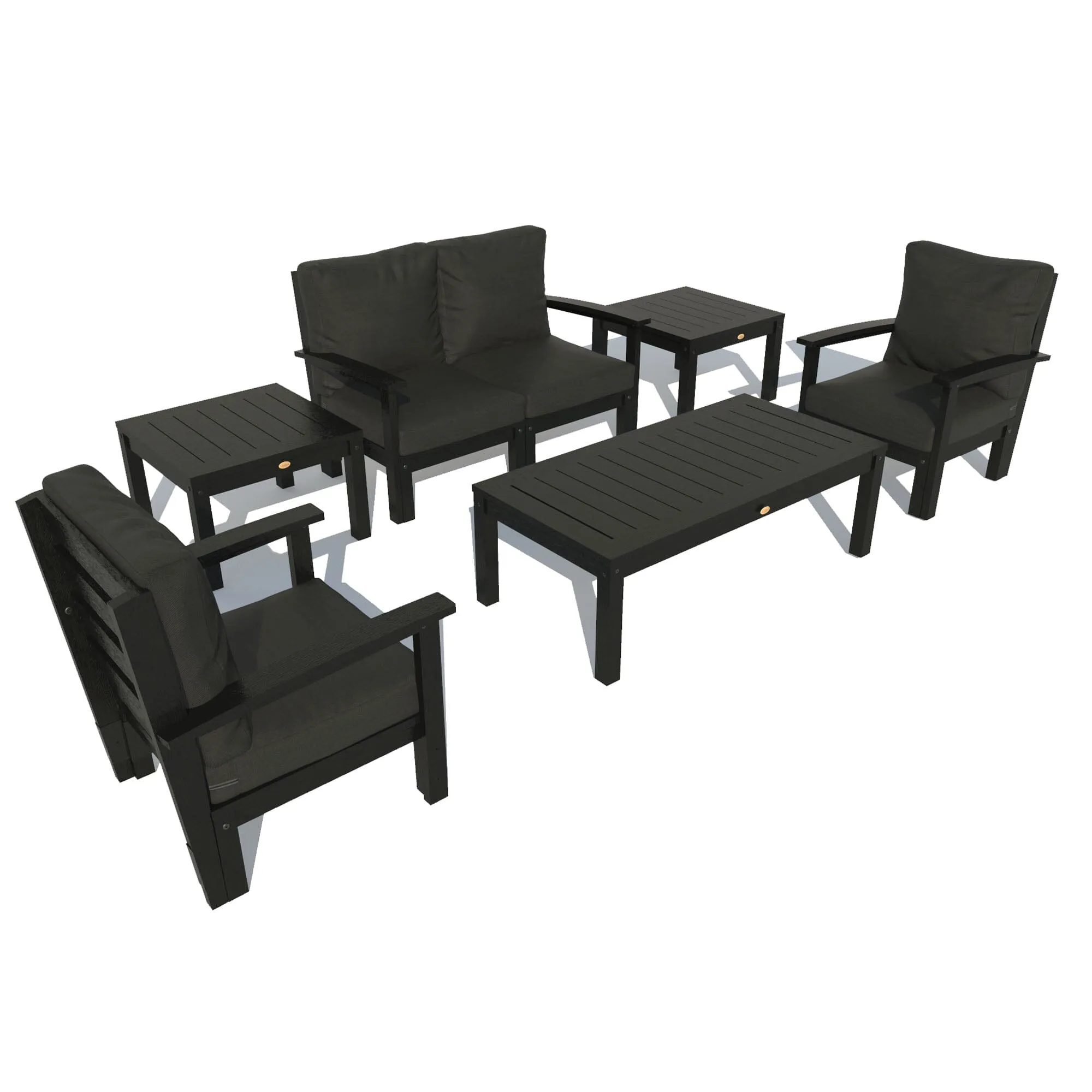 Bespoke Deep Seating: Loveseat, Set of 2 Chairs, Conversation Table, and 2 Side Tables