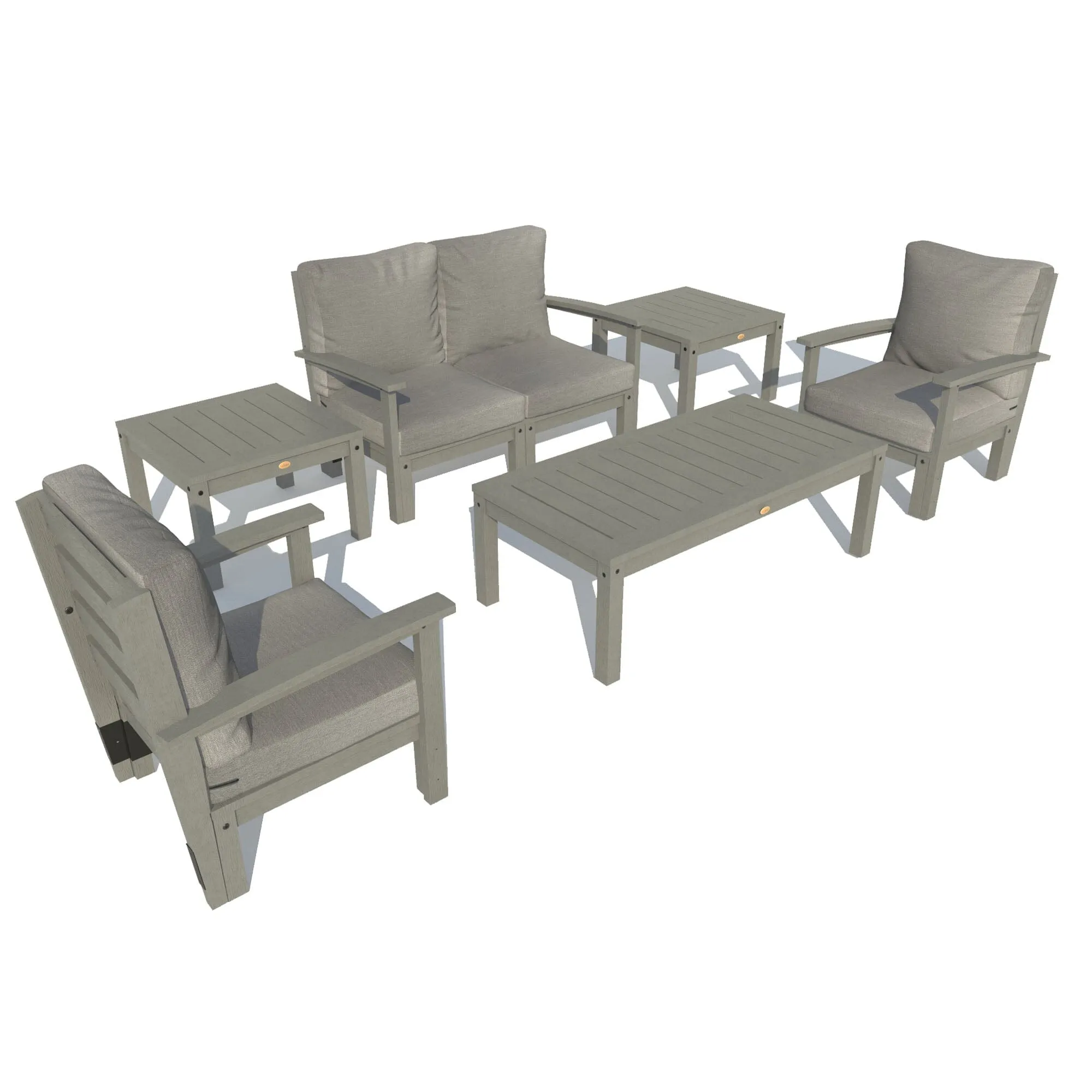 Bespoke Deep Seating: Loveseat, Set of 2 Chairs, Conversation Table, and 2 Side Tables