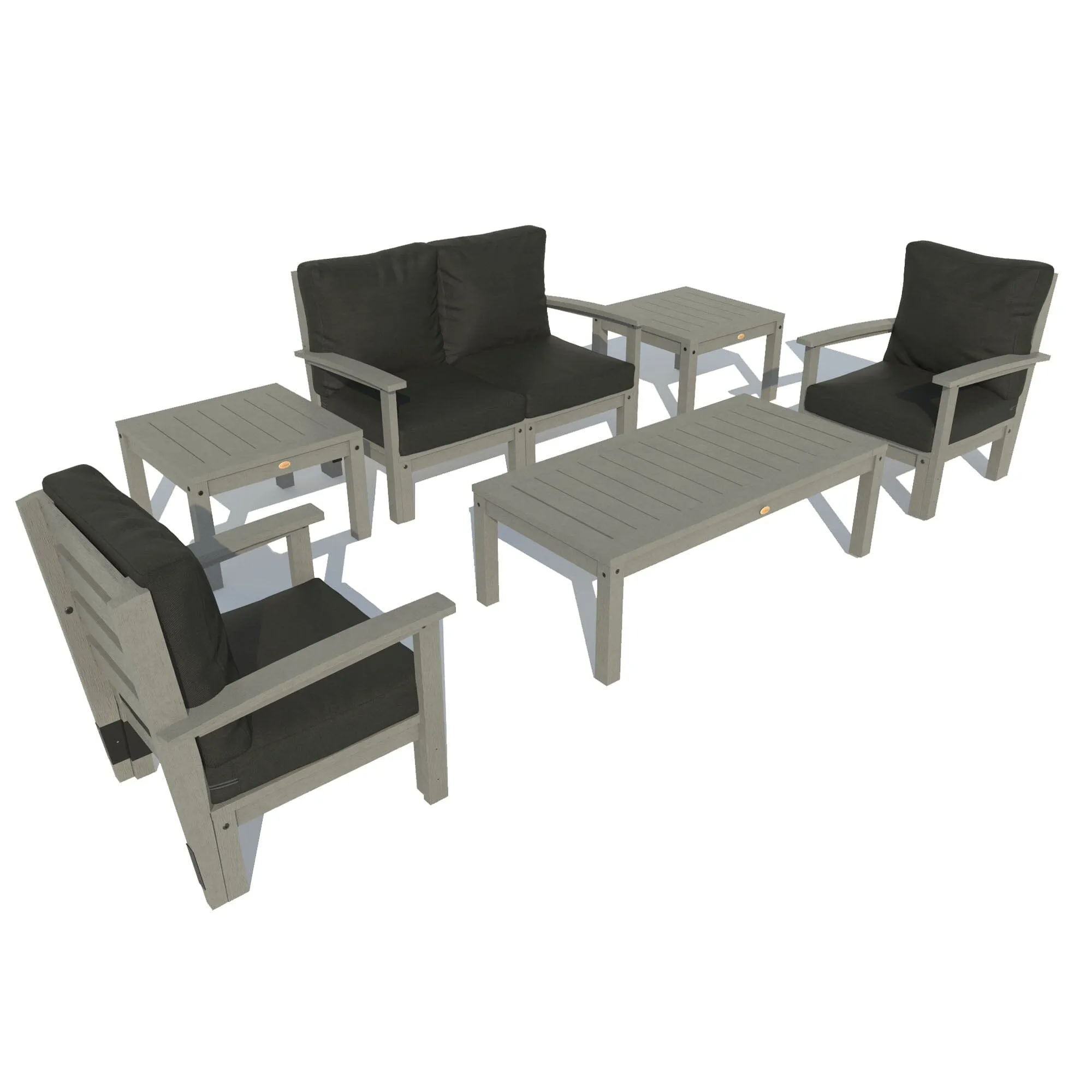 Bespoke Deep Seating: Loveseat, Set of 2 Chairs, Conversation Table, and 2 Side Tables