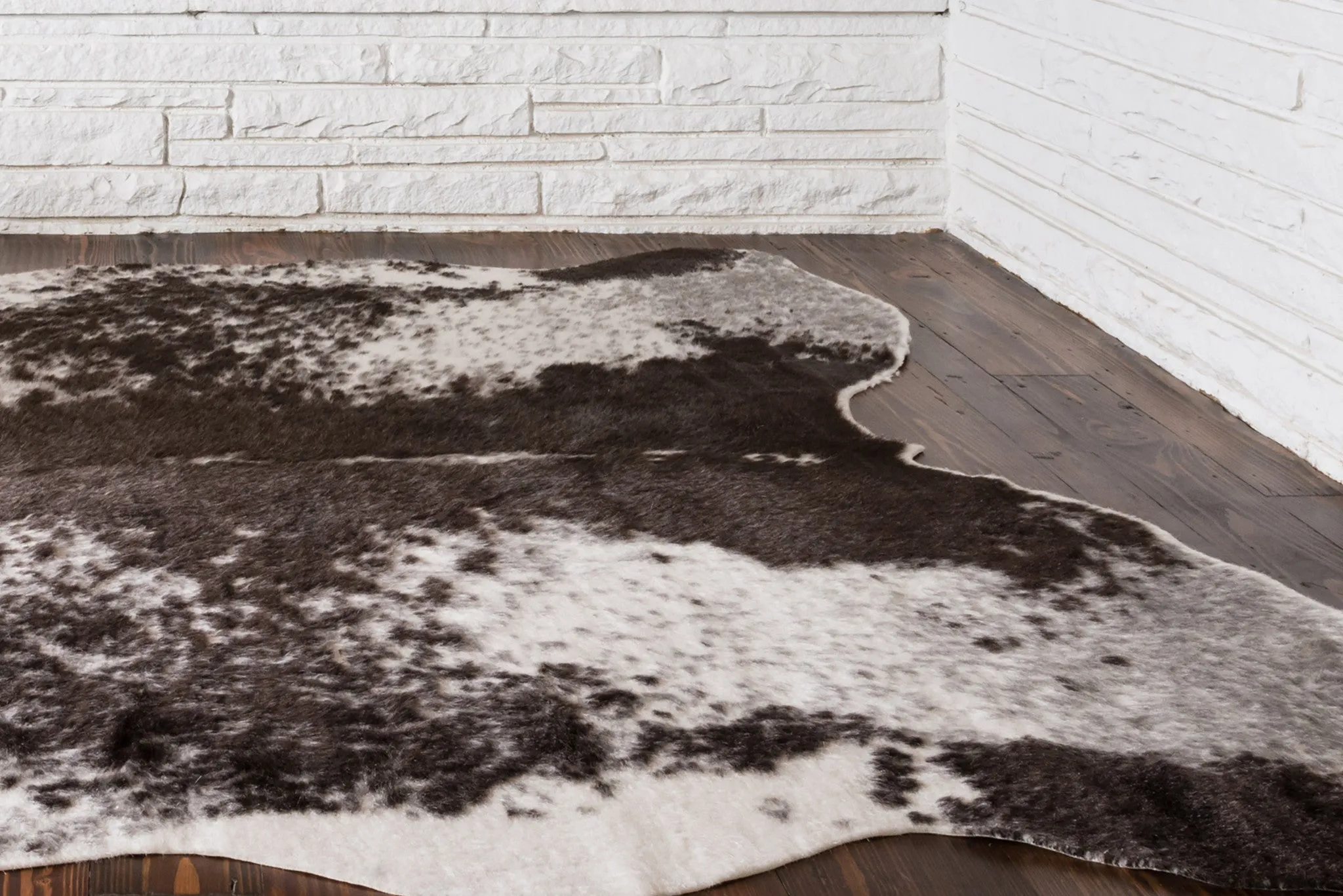 Black & White Cowhide Rug