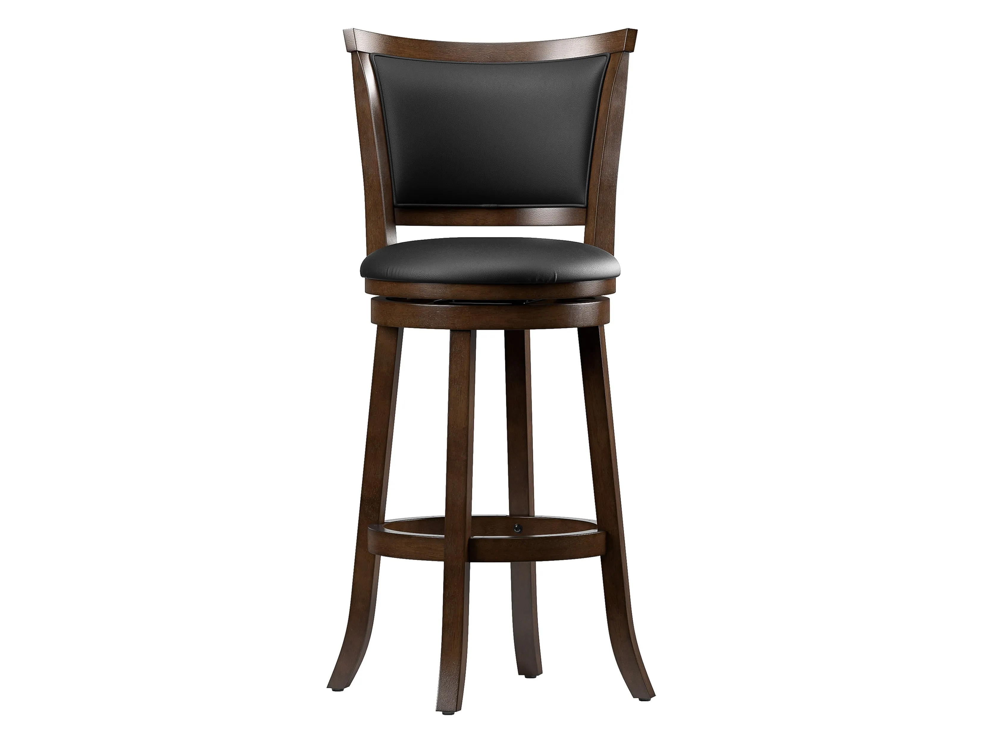 Black Bar Height Bar Stools, Set of 2