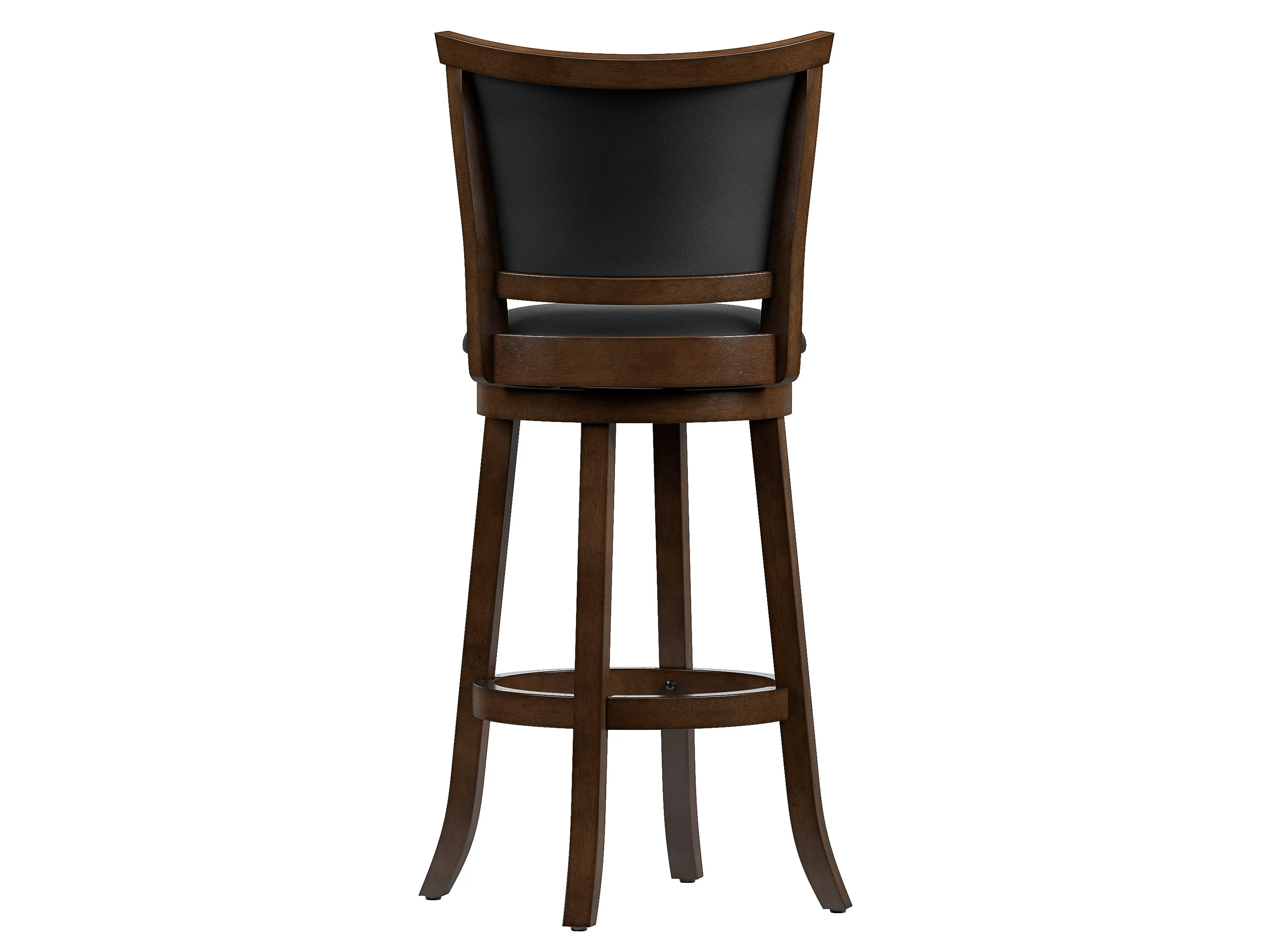 Black Bar Height Bar Stools, Set of 2