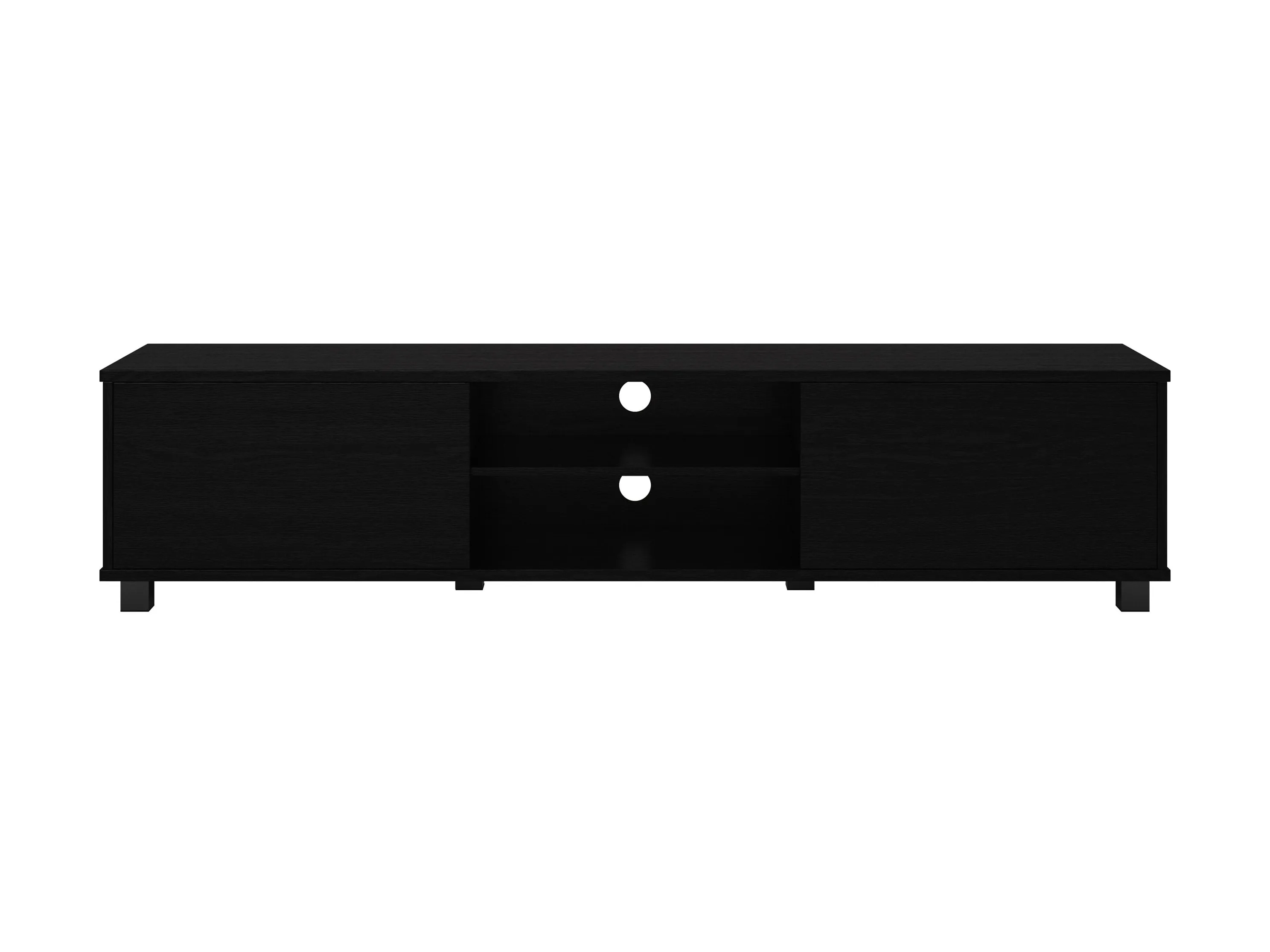 Black Modern TV Stand for TVs up to 85"