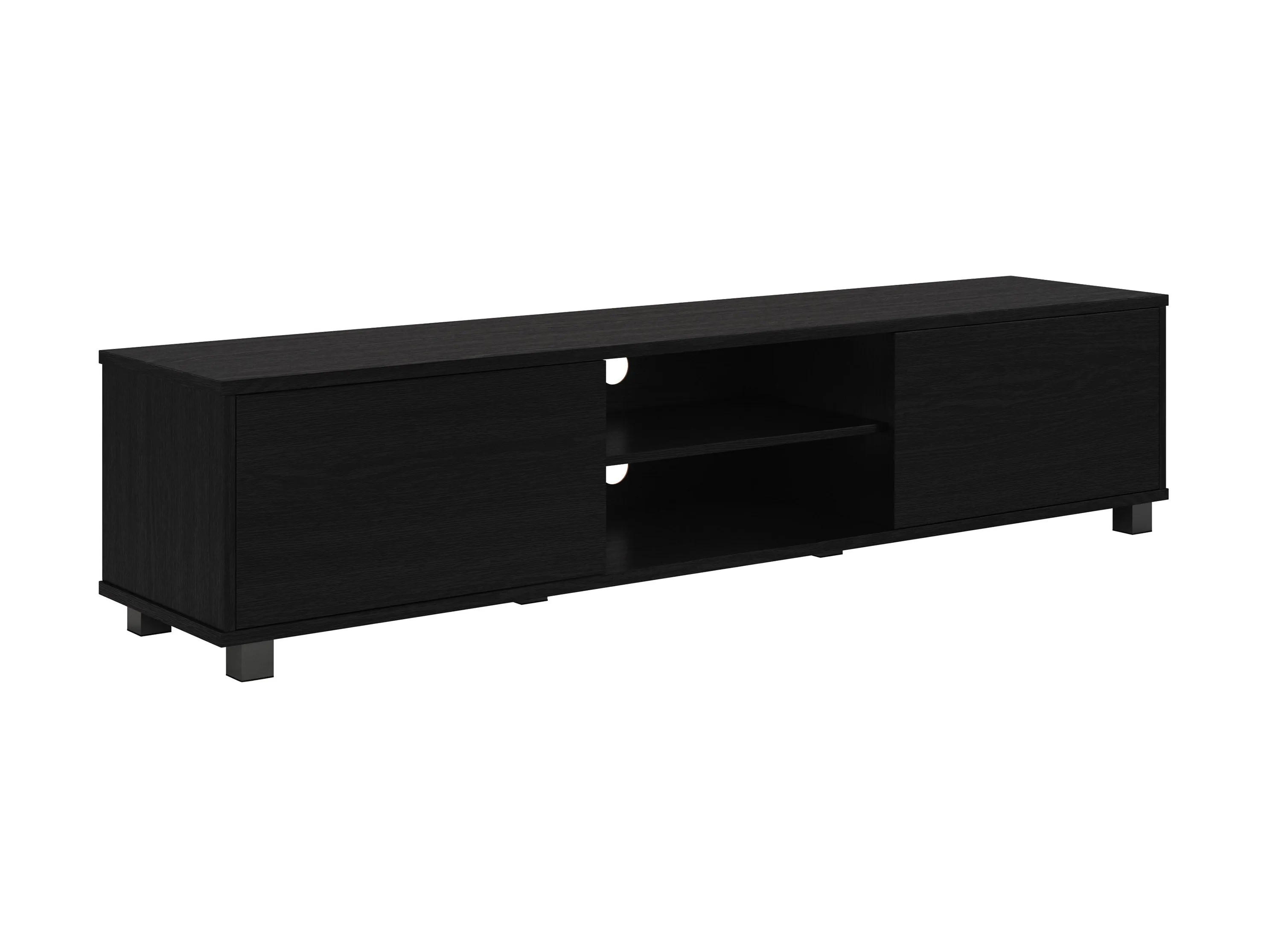 Black Modern TV Stand for TVs up to 85"