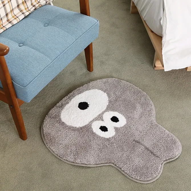 Bunny Puppy Cute Characters Shaped Floor Mats Rugs Bathroom Home Bed Door Foot Pads Felt Anti-slip