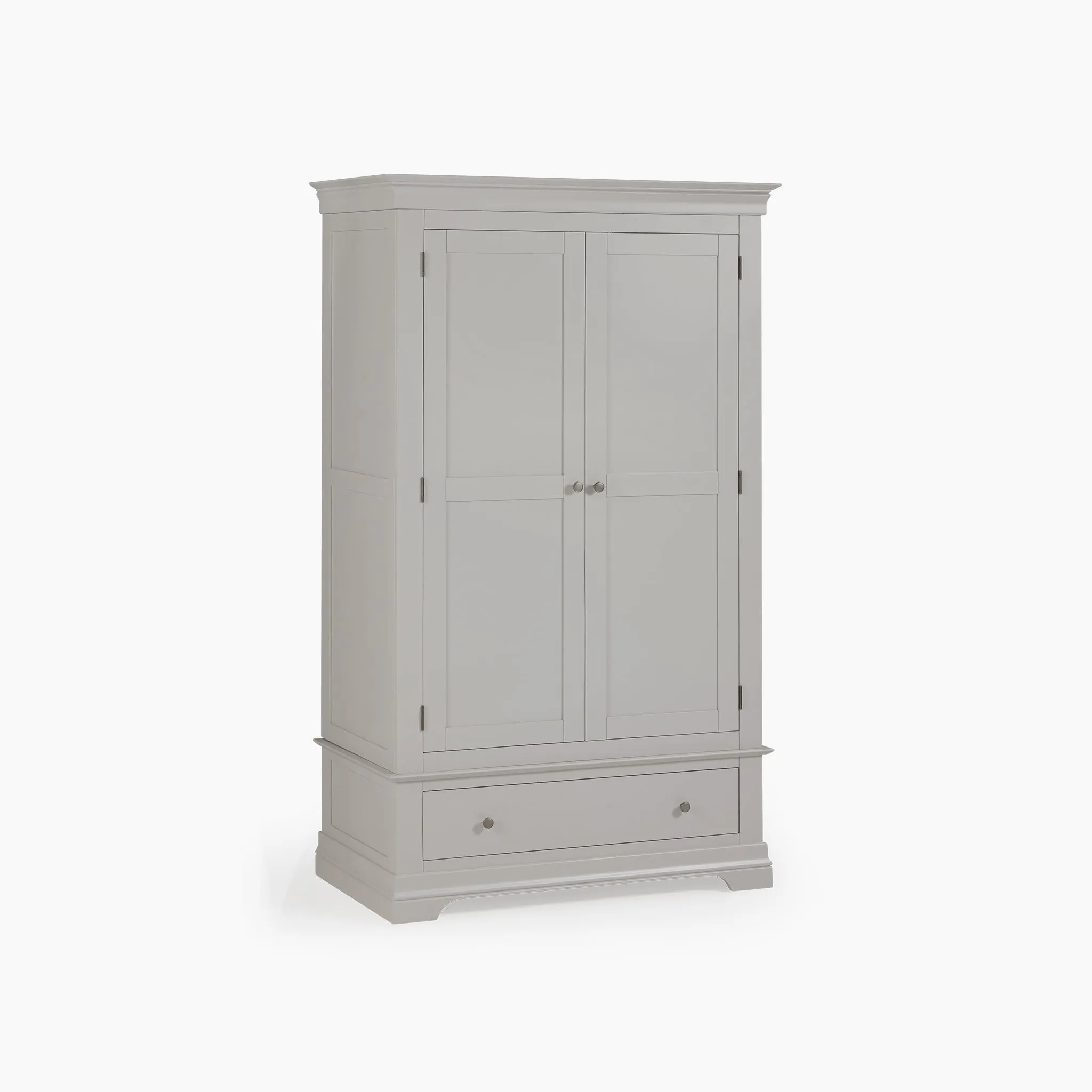 Chalbury Double Wardrobe in Pebble Grey