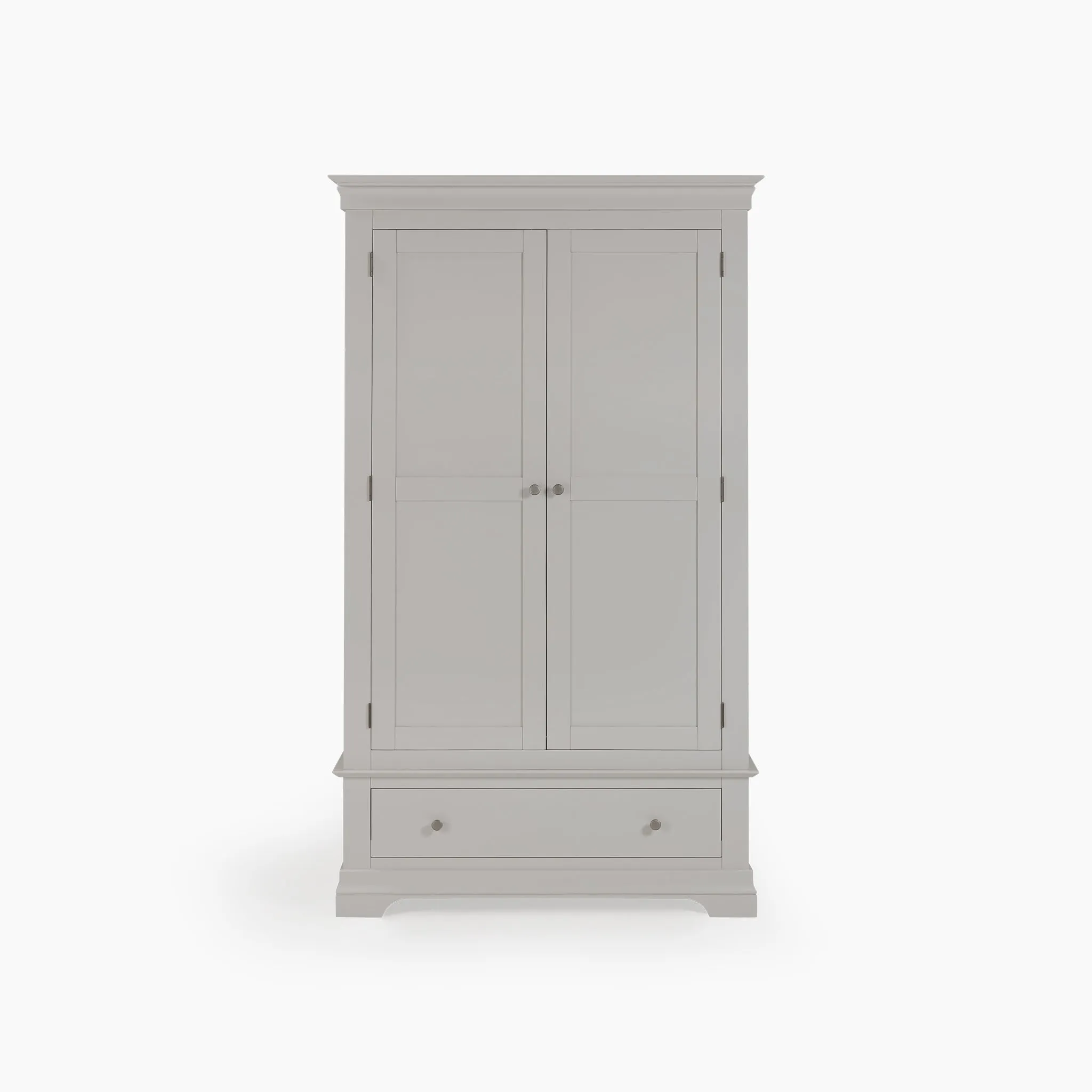 Chalbury Double Wardrobe in Pebble Grey