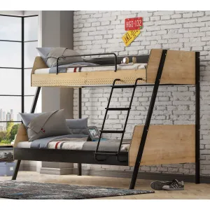 Cilek Black Large Bunk Bed (90x200-120x200 cm)