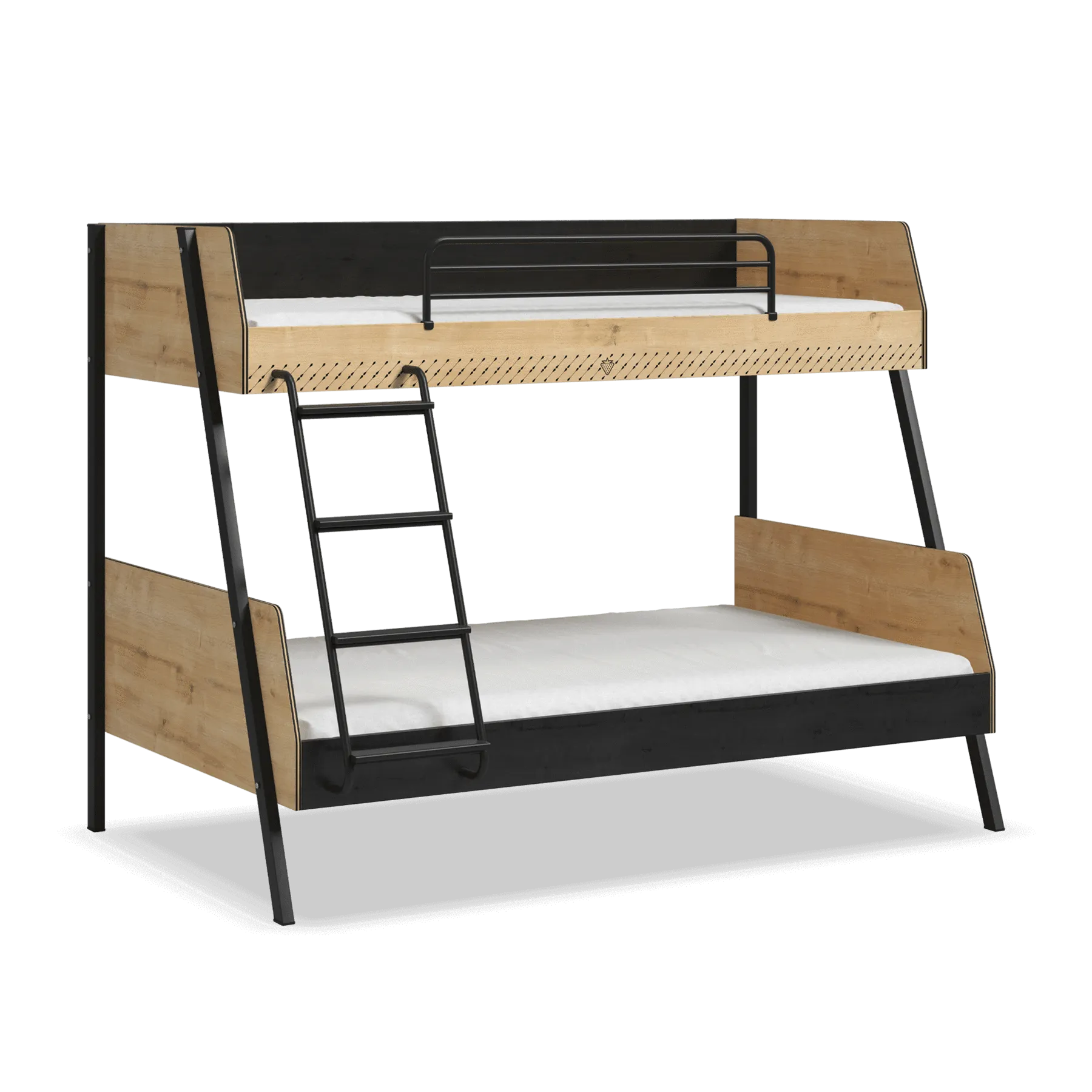 Cilek Black Large Bunk Bed (90x200-120x200 cm)