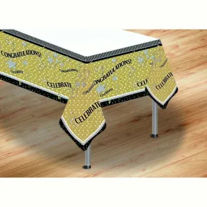 Congratulations Plastic Table cover