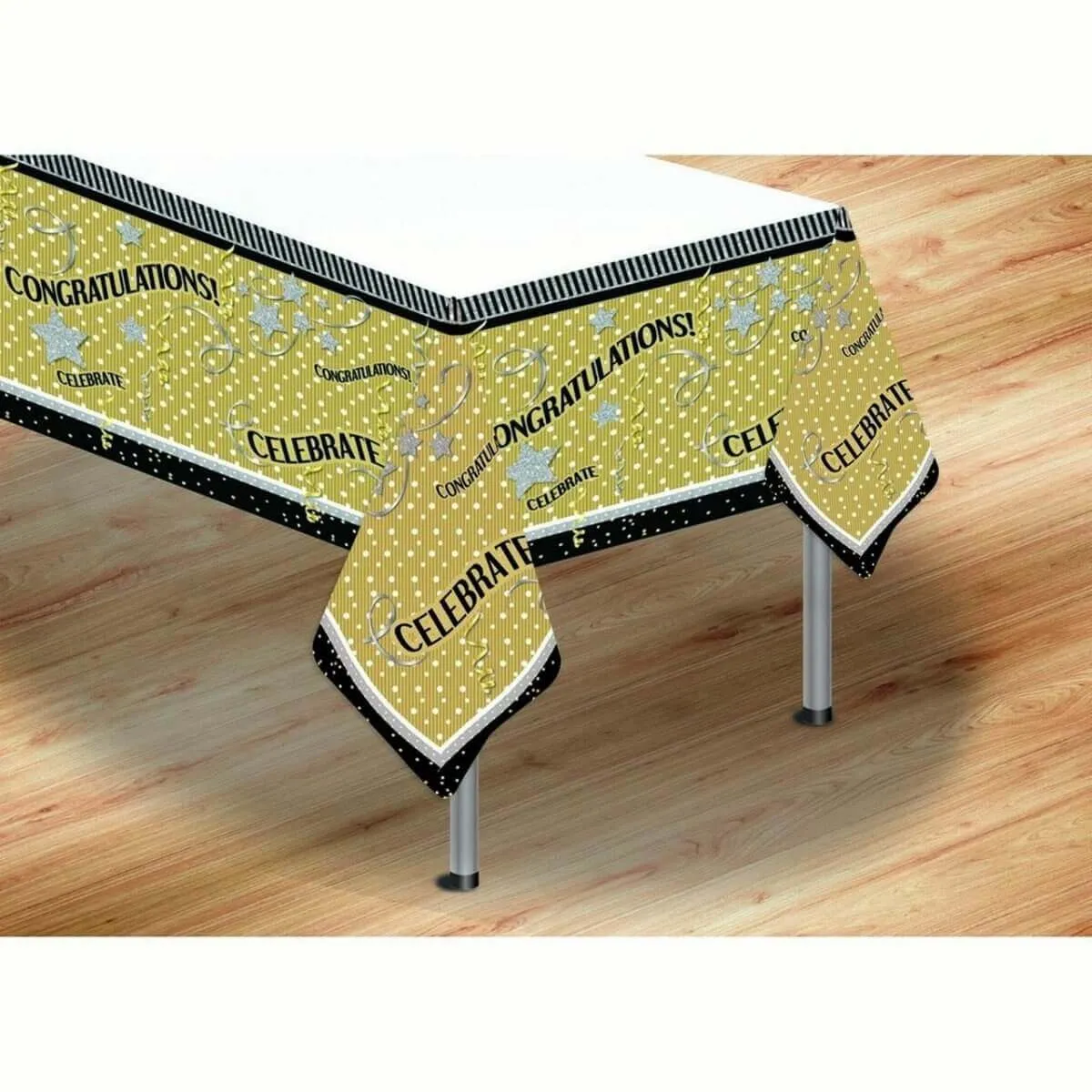 Congratulations Plastic Table cover