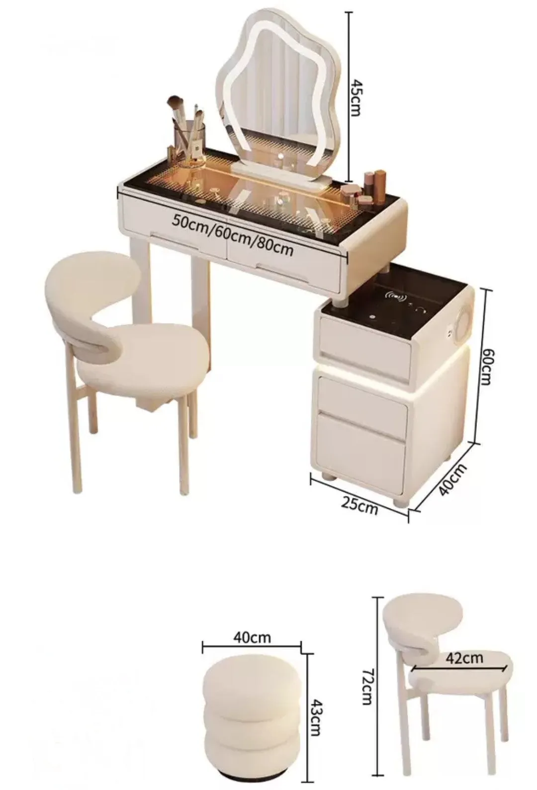 CooL Vanity Dressing Table