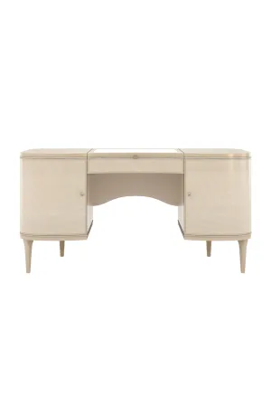 Cream Modern Vanity Table | Caracole Fancy Me