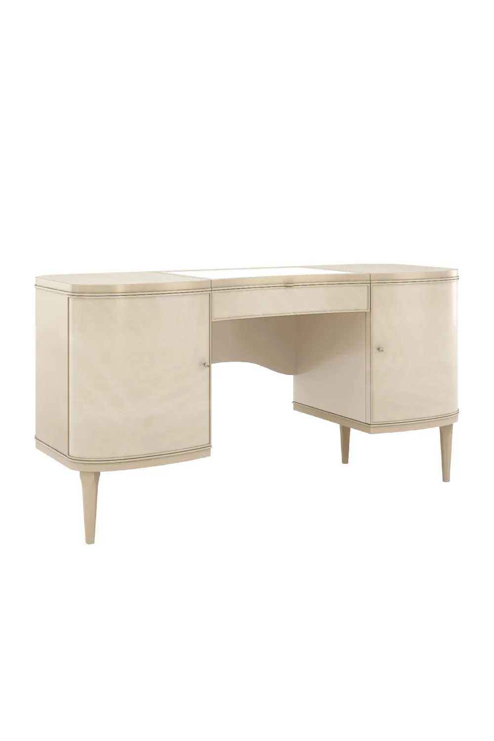 Cream Modern Vanity Table | Caracole Fancy Me