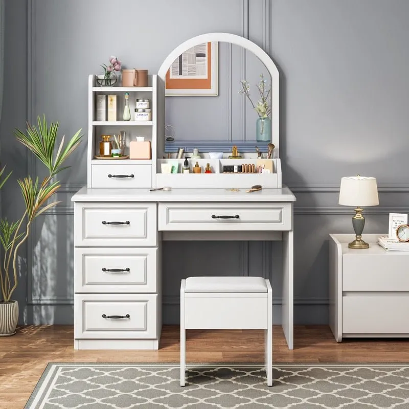 Dressing Table with Storage Cabinet