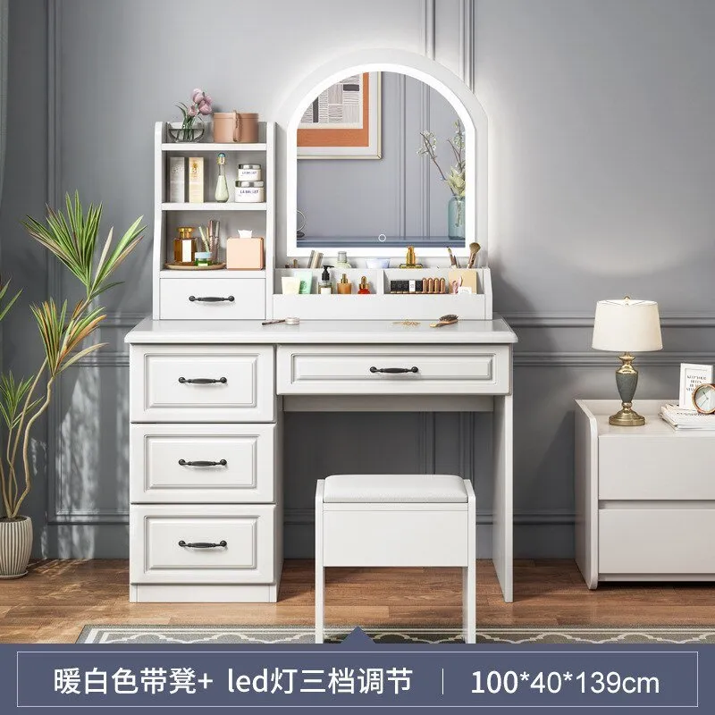 Dressing Table with Storage Cabinet