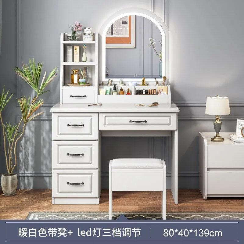 Dressing Table with Storage Cabinet