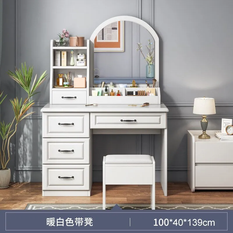 Dressing Table with Storage Cabinet