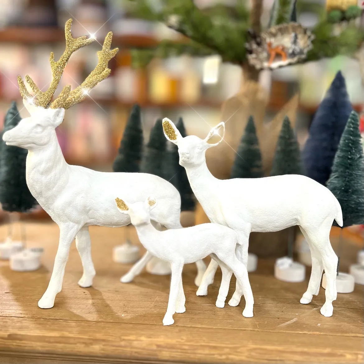 Family of Deer Figures -3 Piece