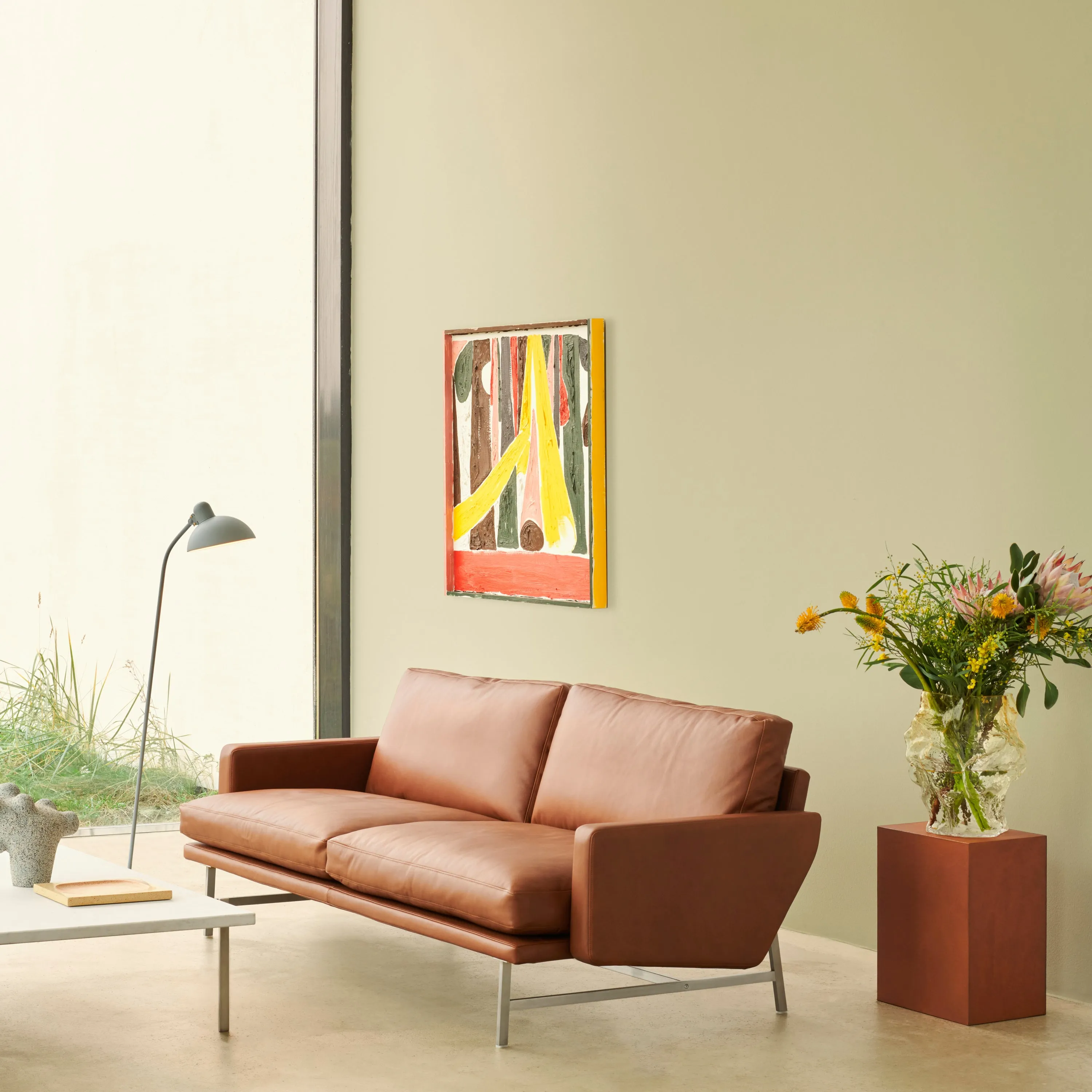 Fritz Hansen Lissoni Sofa™ 2-Seater Leather