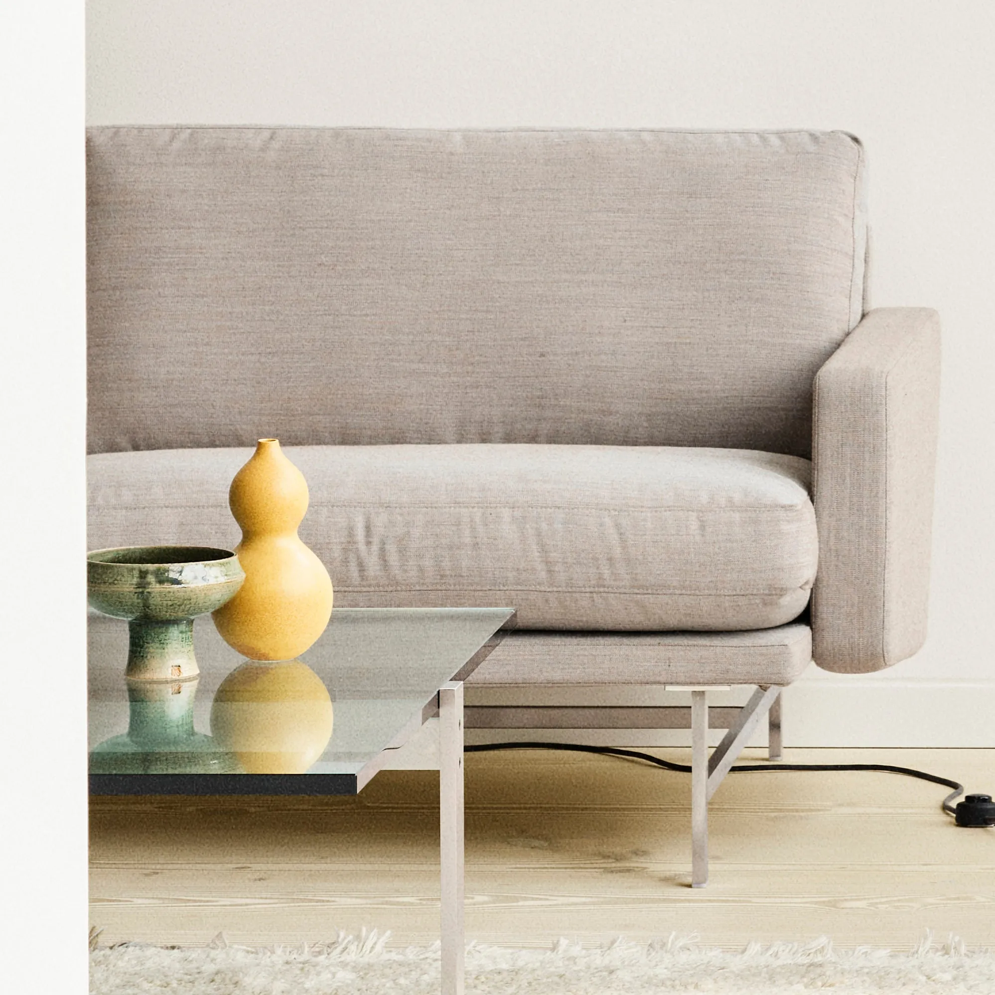 Fritz Hansen Lissoni Sofa™ 3-Seater Upholstered