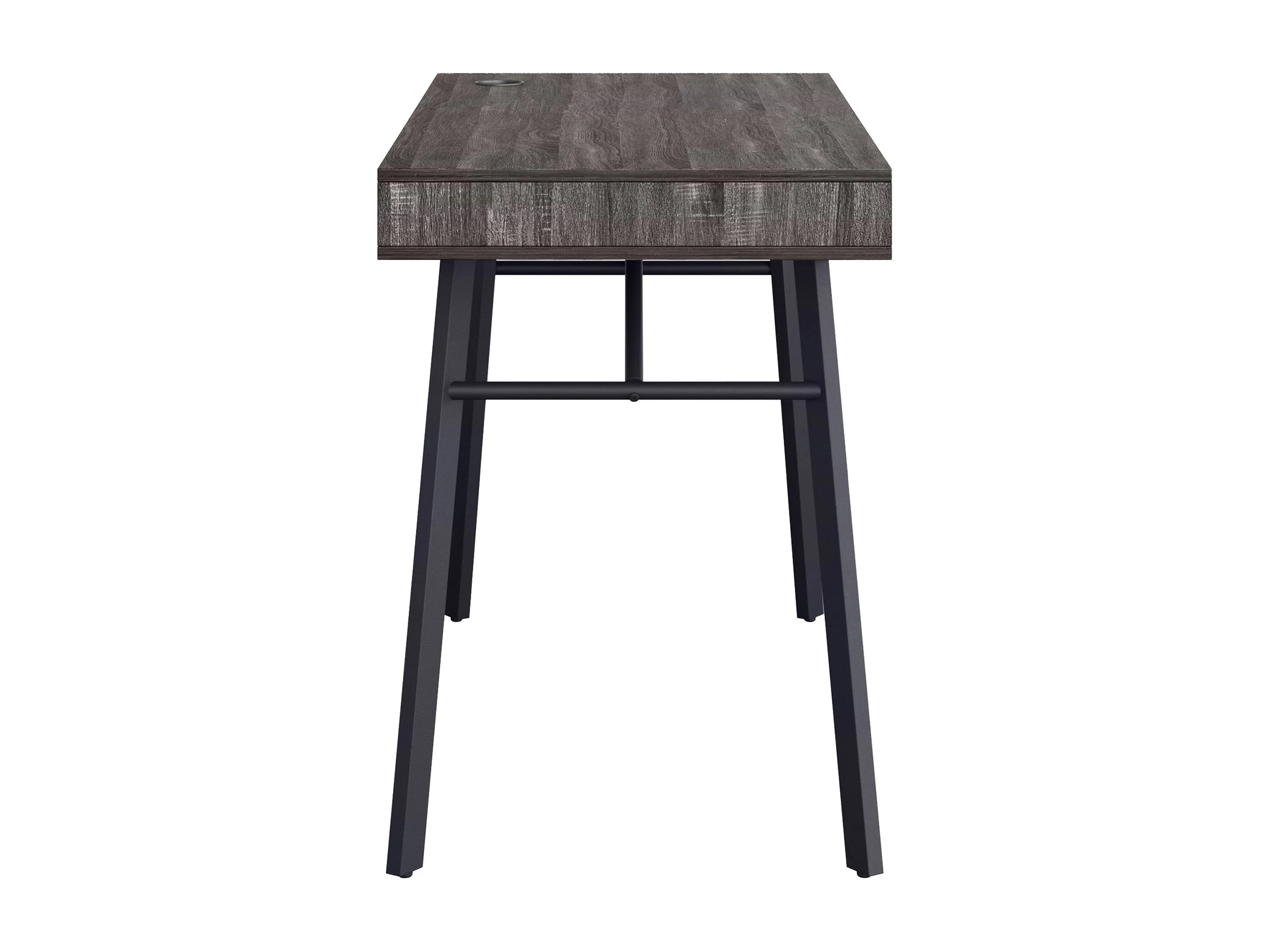 Grey Natural Wood Desk