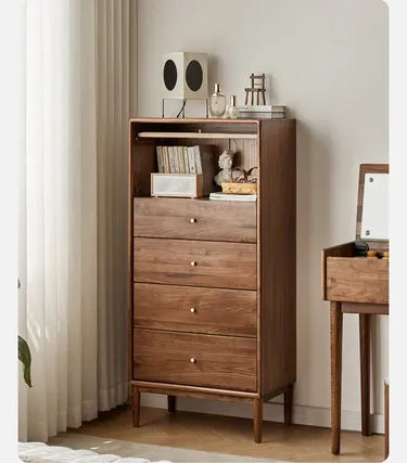 Grey Stained Kitchen Cabinets, Wooden Drawer Cabinet, Solid Wood Bar Cabinet