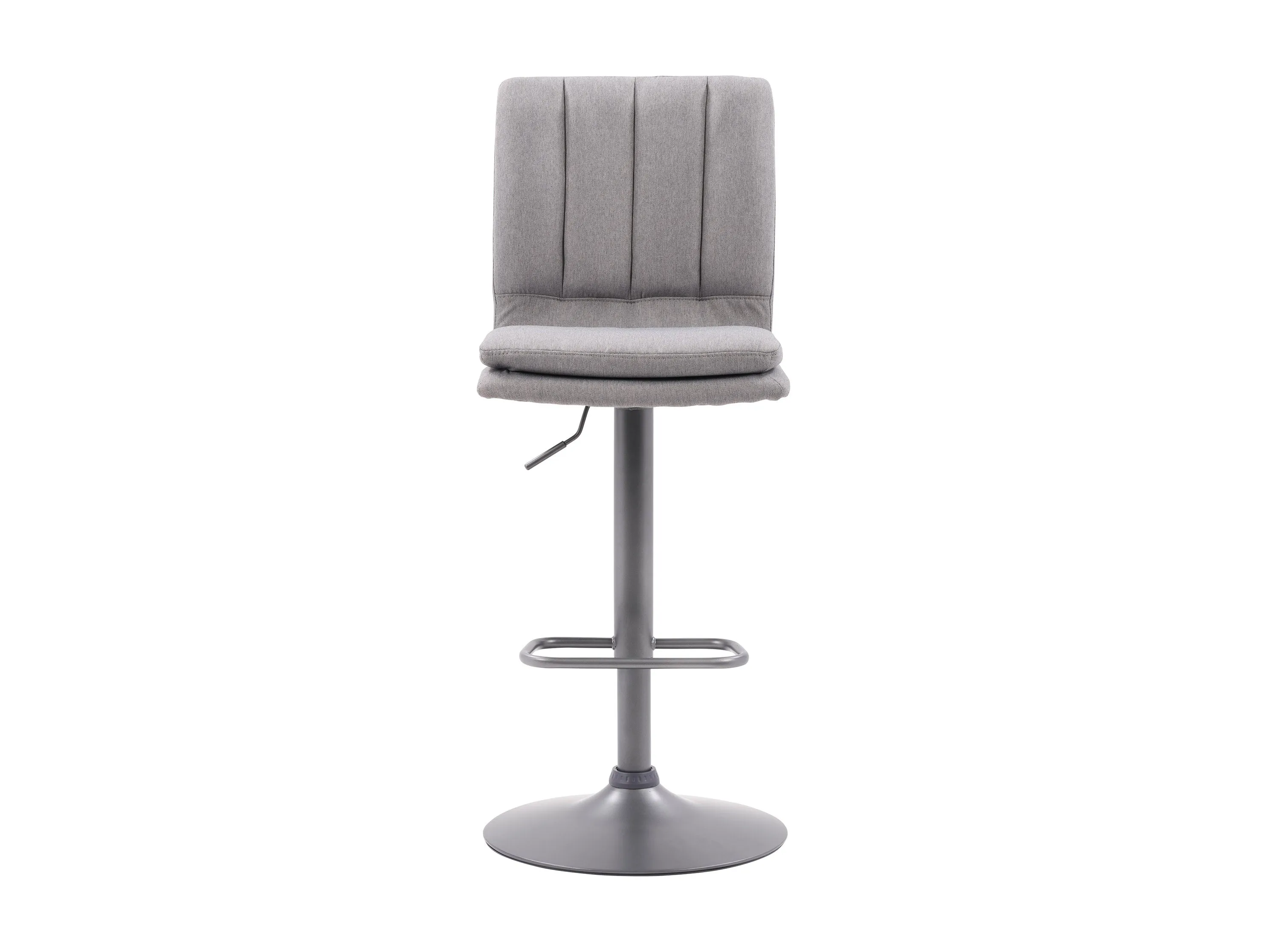 Grey Swivel Bar Stools, Set of 2