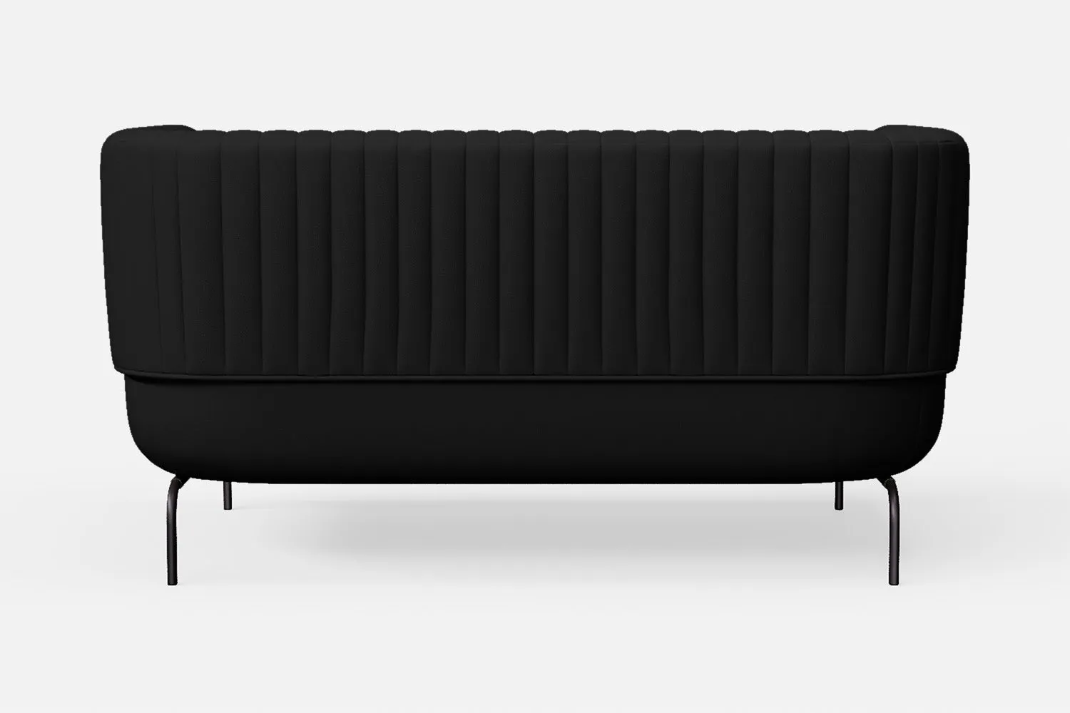 Jackson 2 Seater Sofa Black Leather