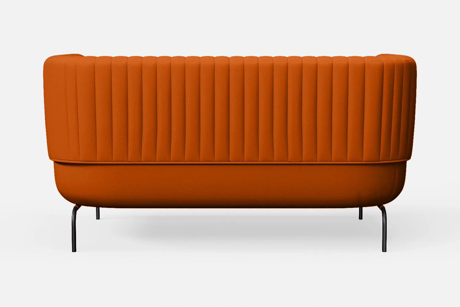 Jackson 2 Seater Sofa Orange Leather