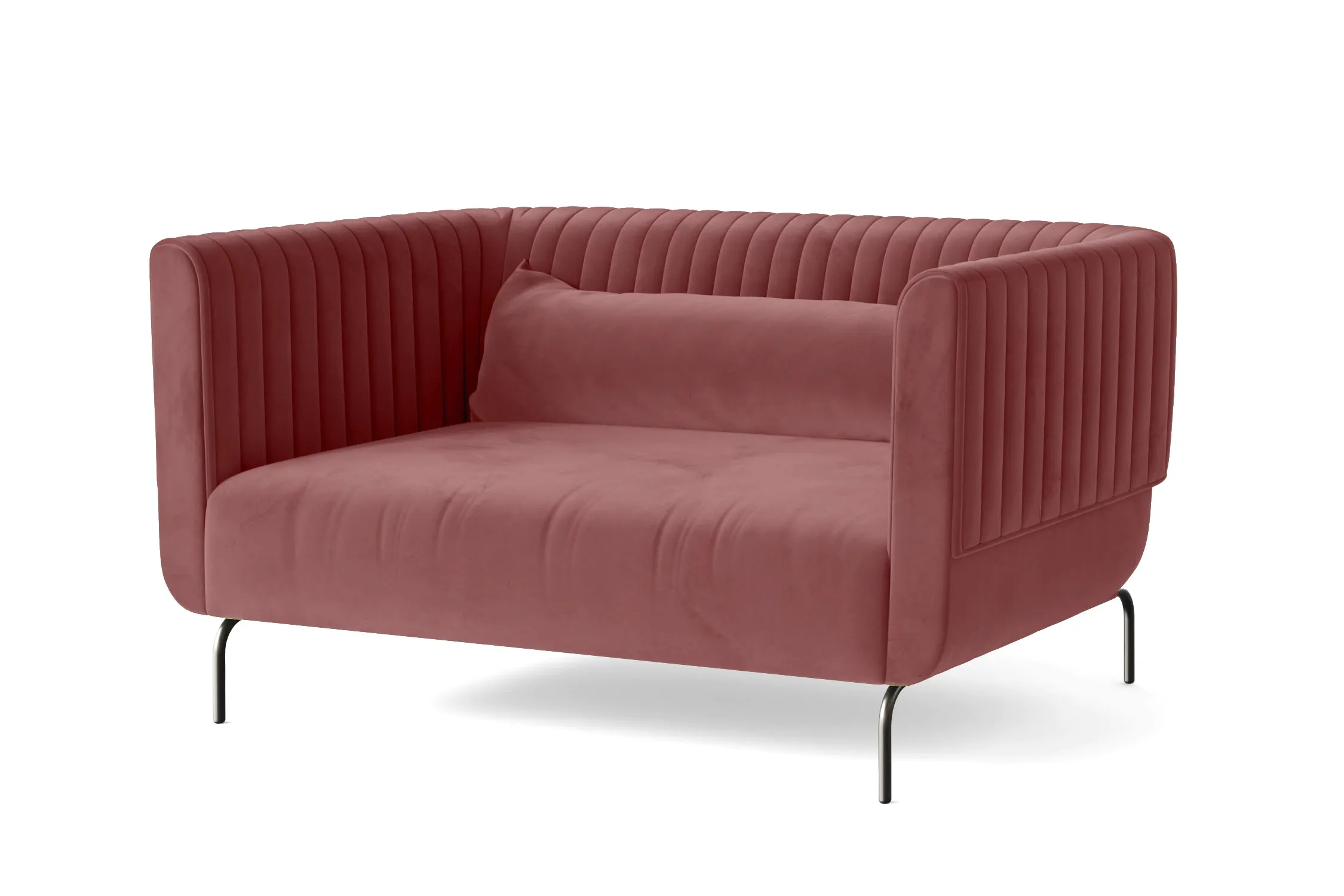 Jackson 2 Seater Sofa Pink Velvet