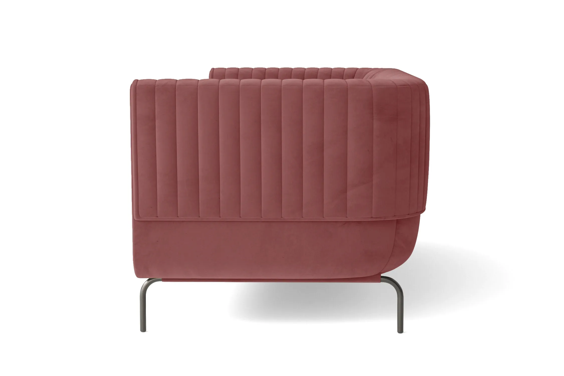 Jackson 2 Seater Sofa Pink Velvet