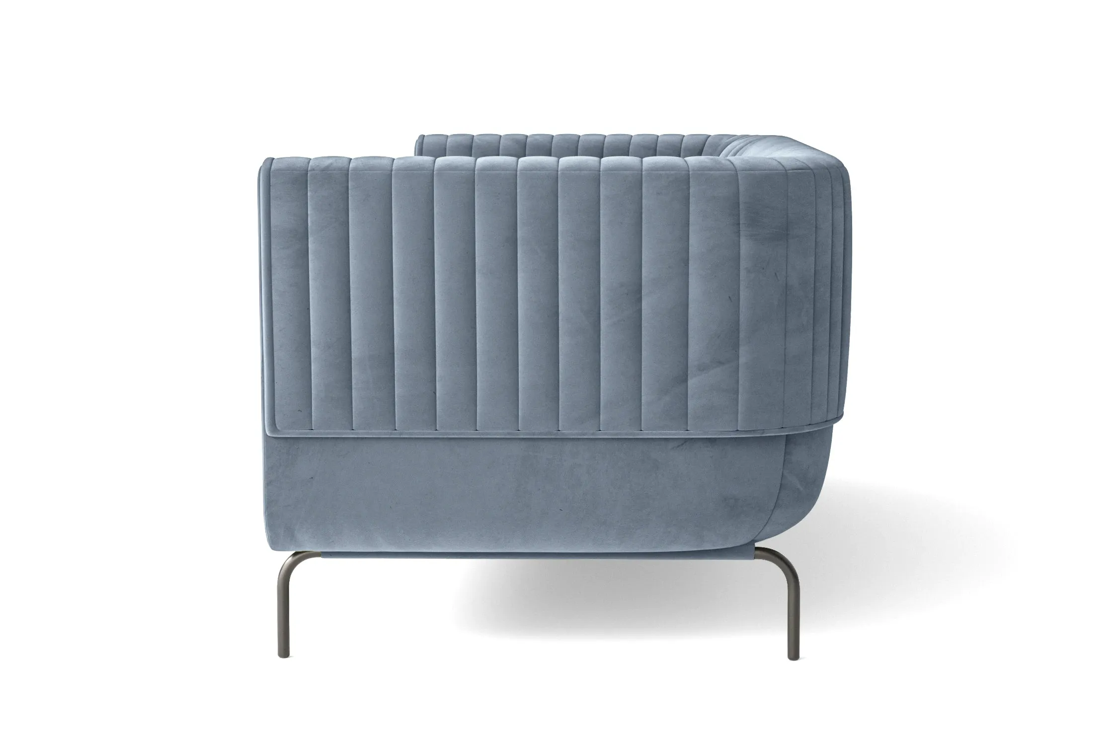 Jackson 3 Seater Sofa Baby Blue Velvet