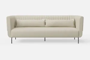 Jackson 3 Seater Sofa Cream Leather