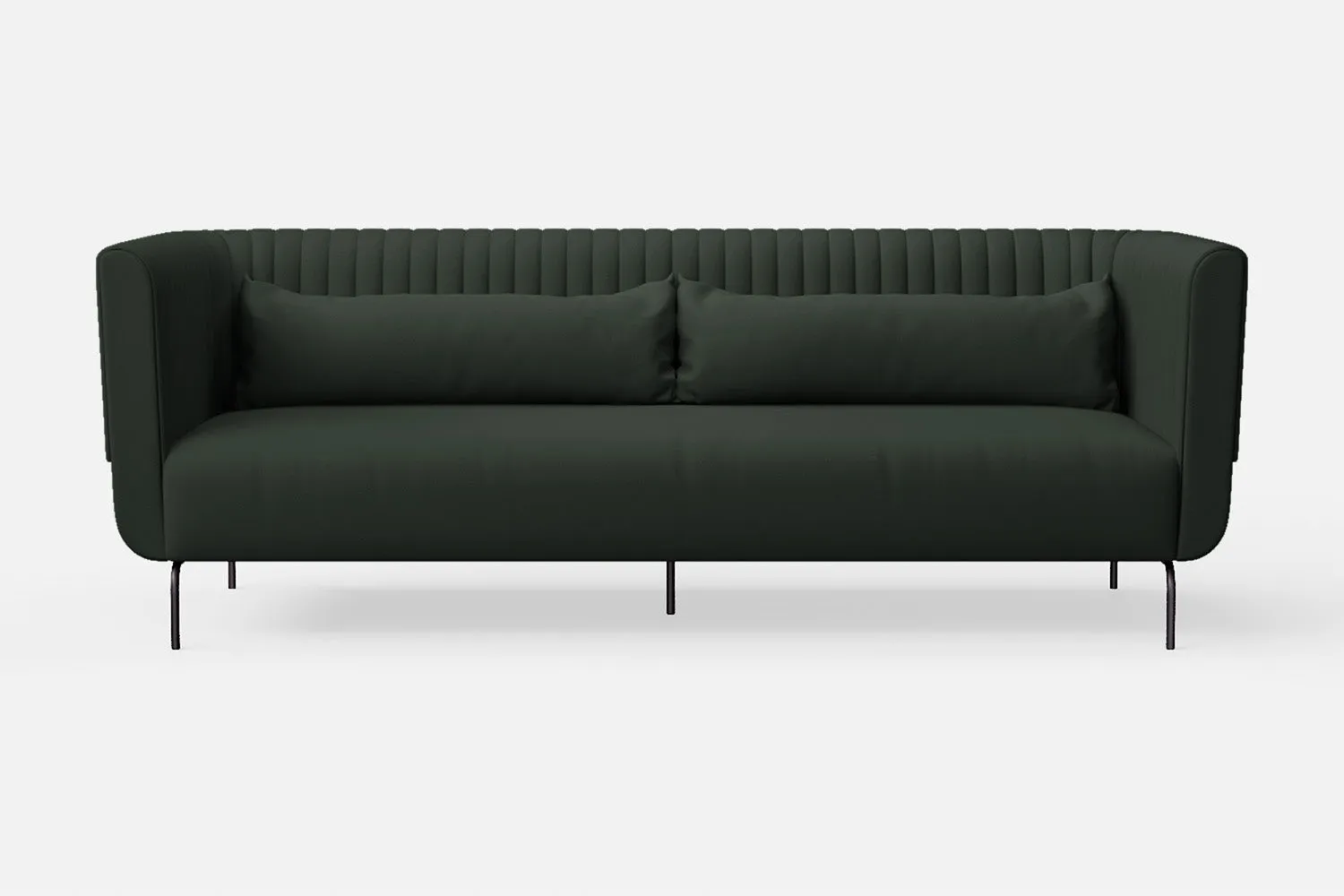 Jackson 3 Seater Sofa Green Leather