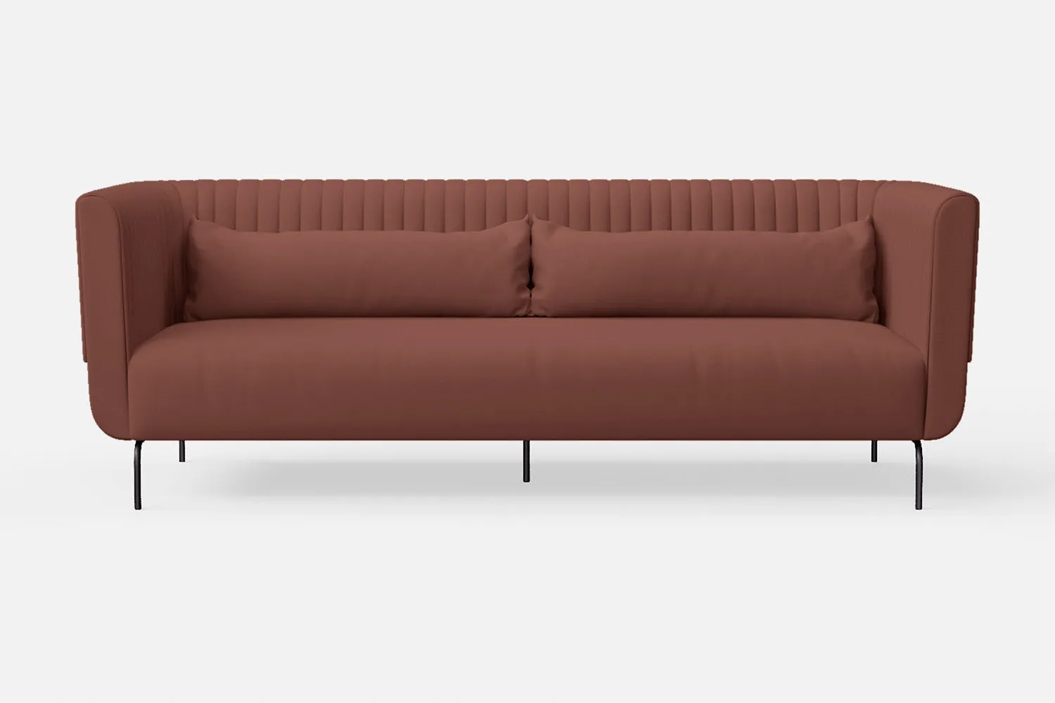 Jackson 3 Seater Sofa Mauve Leather