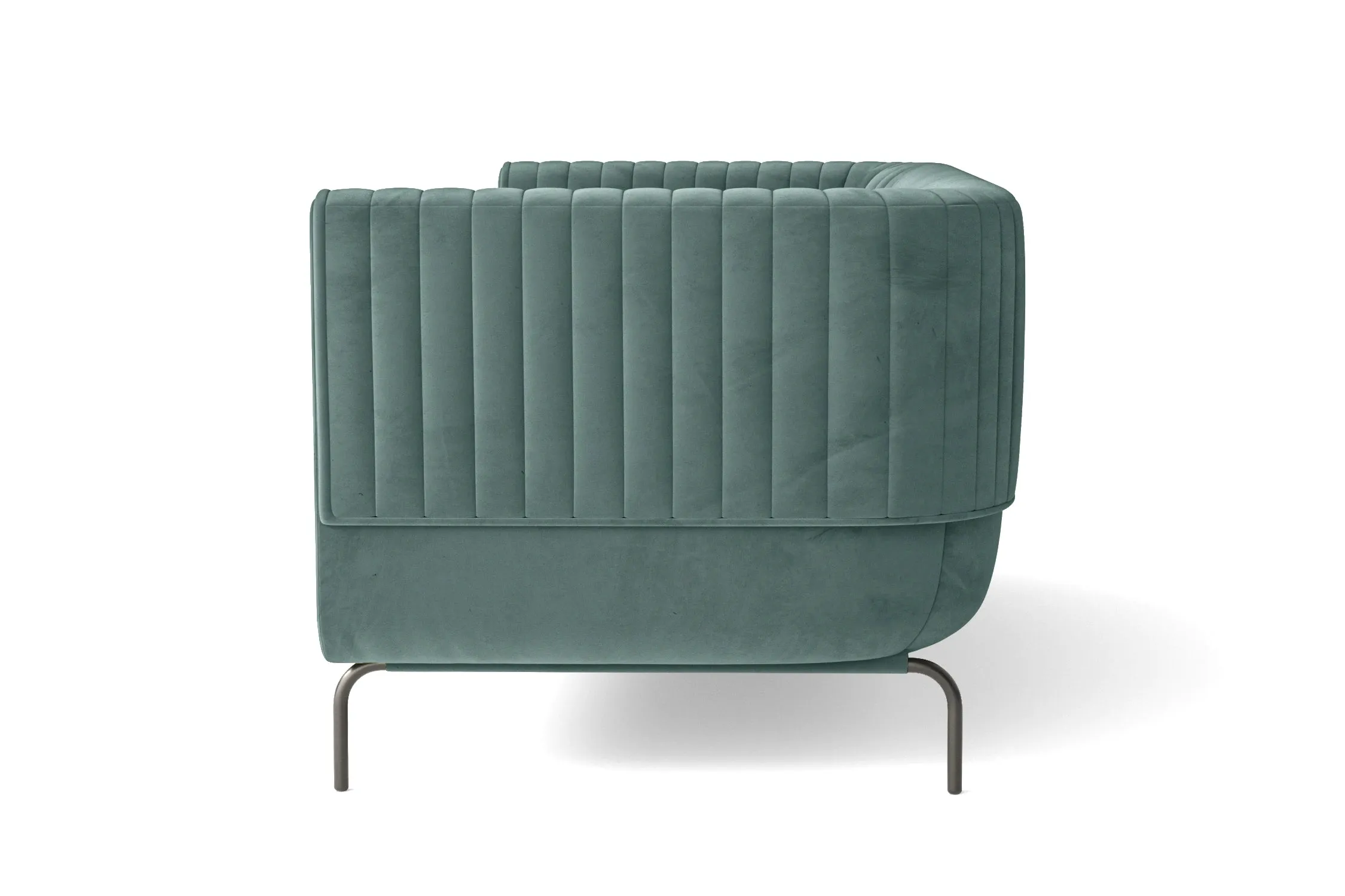 Jackson 3 Seater Sofa Teal Velvet