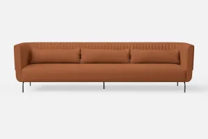 Jackson 4 Seater Sofa Tan Brown Leather