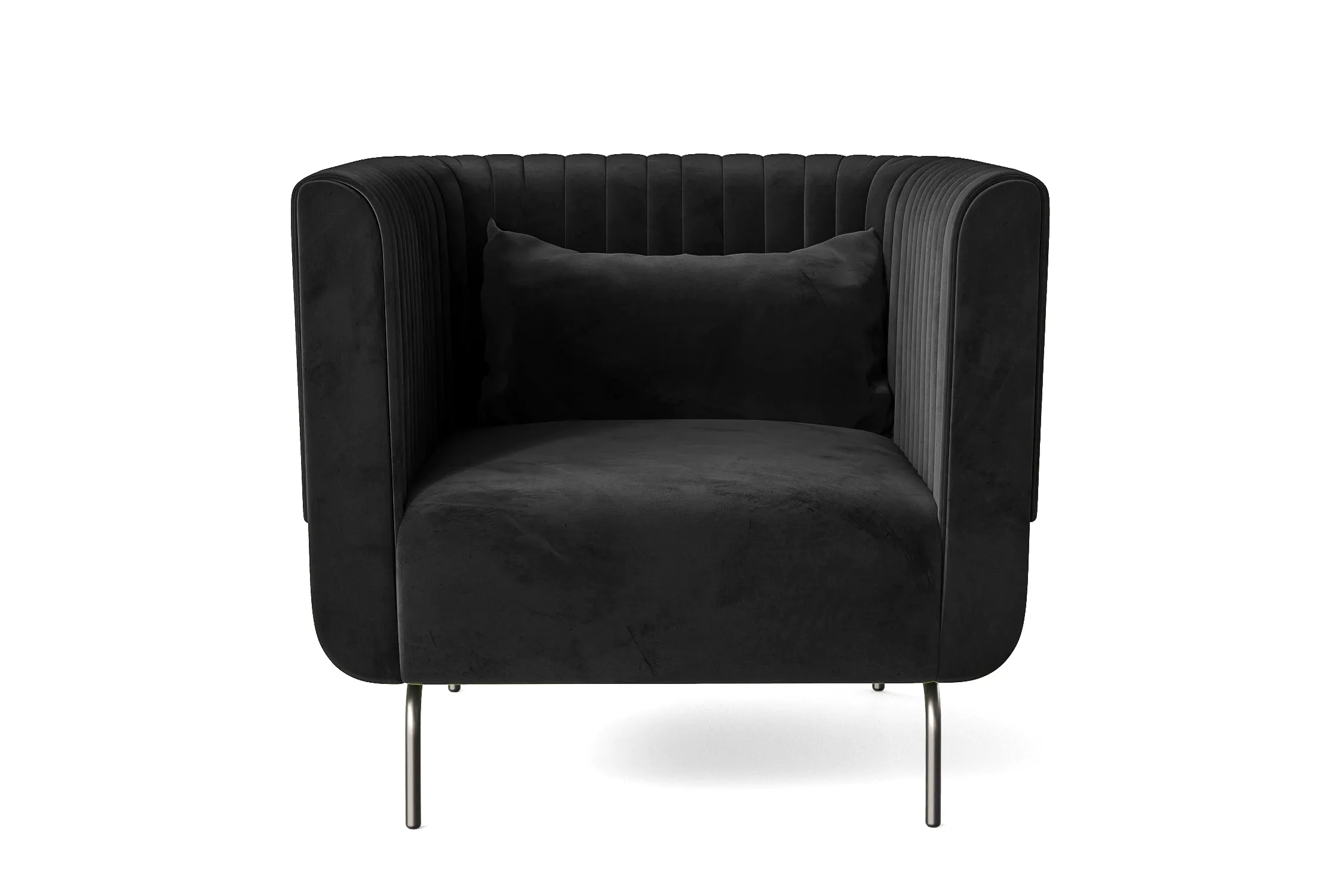 Jackson Armchair Black Velvet